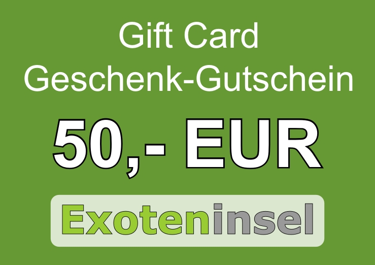 Gift Card / Geschenkgutschein 50,- EUR
