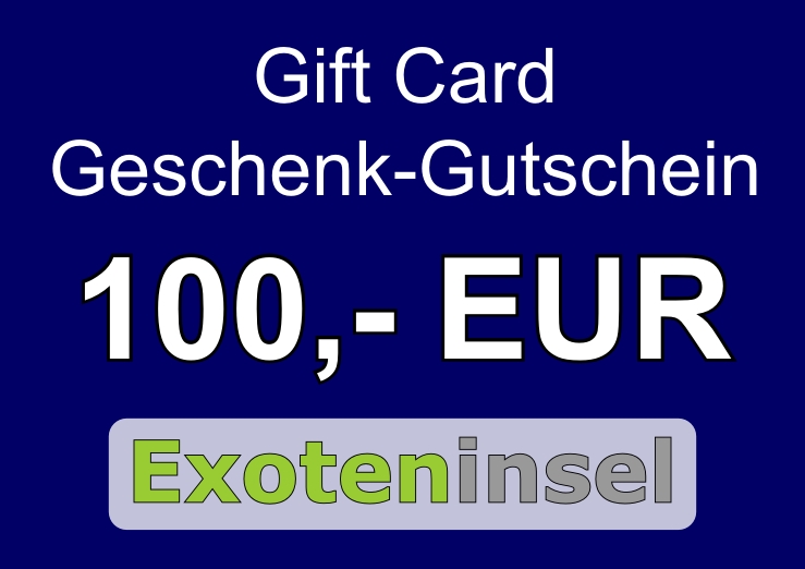 Gift Card / Geschenkgutschein 100,- EUR