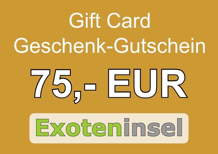 Gift Card / Geschenkgutschein 75,- EUR
